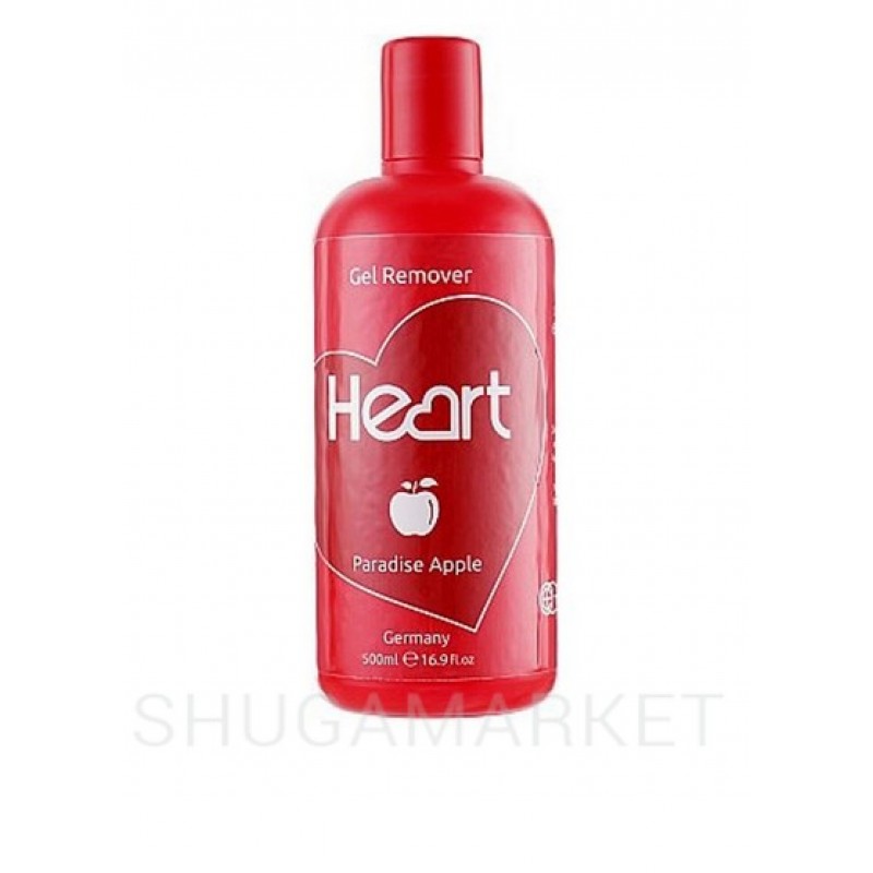 Жидкость для снятия гель-лака Heart (Райское яблоко), 500 мл